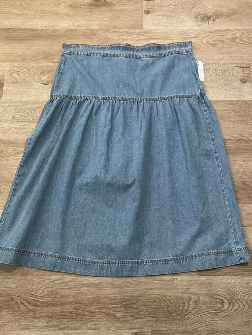 Denim Midi Skirt - Picture 12 of 13